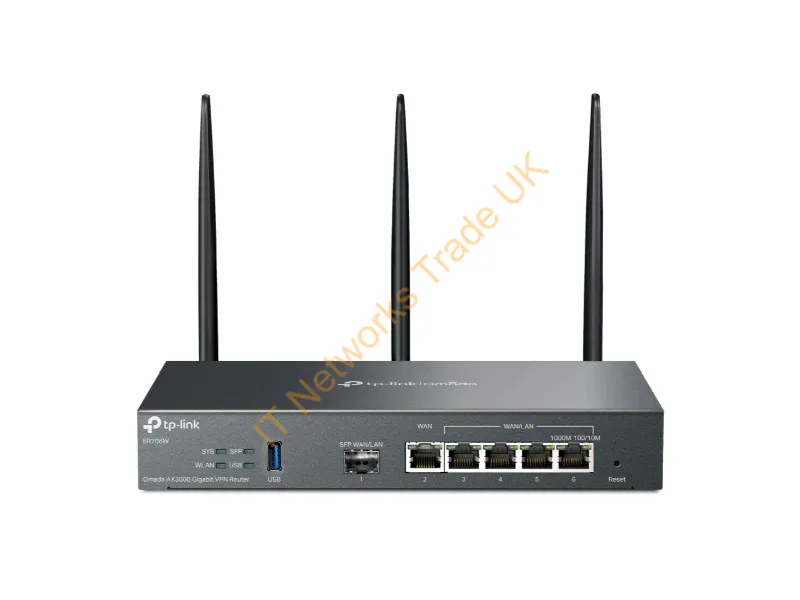 ER706W - Tp-Link Omada Er706W Wireless Router Gigabit Ethernet Dual-Band (2.4 Ghz / 5 Ghz) Black