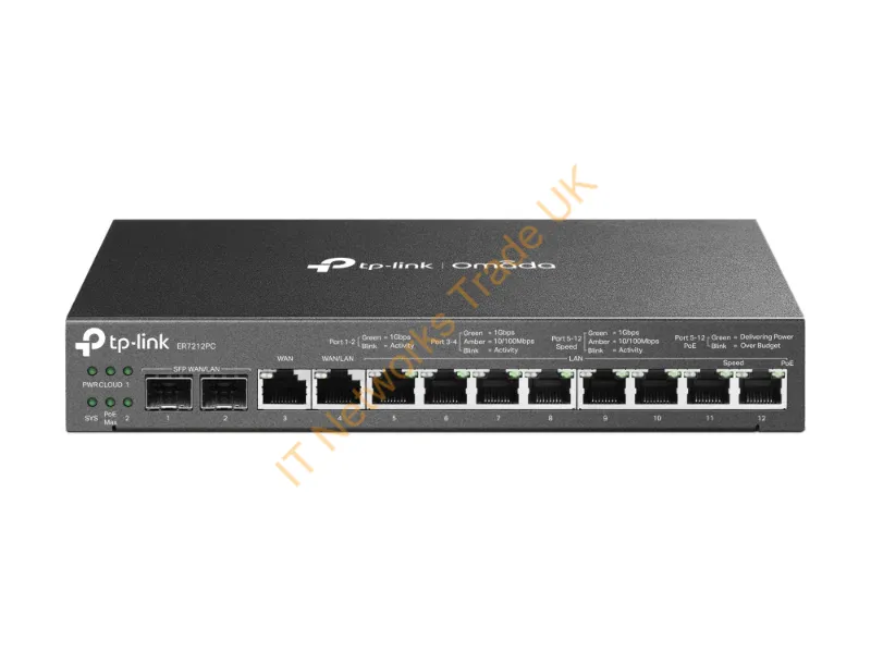 ER7212PC - Tp-Link Omada Er7212Pc Wired Router Gigabit Ethernet Black