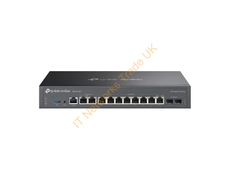 ER7412-M2 - Tp-Link Omada Er7412-M2 Wired Router 2.5 Gigabit Ethernet, Gigabit Ethernet Black