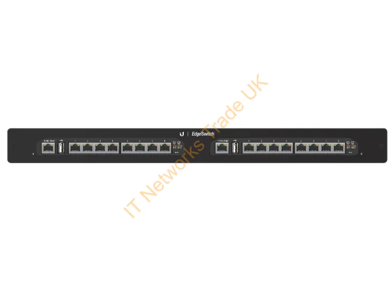 ES-16XP - Ubiquiti Edgeswitch 16Xp Managed Gigabit Ethernet (10/100/1000) Power Over Ethernet (Poe) 1U Black