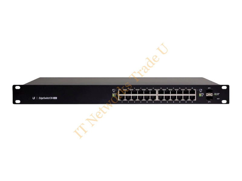 ES-24-500W - Ubiquiti Networks ES-24-500W Managed network switch L2/L3 Gigabit Ethernet (10/100/1000) Power over Ethernet (PoE) 1U Black network switch
