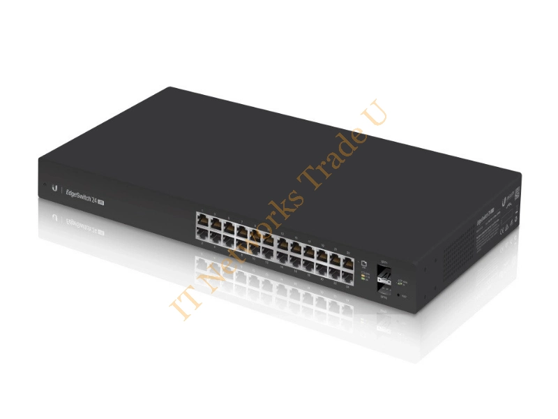 ES-24-LITE - Ubiquiti Networks ES-24-LITE Managed network switch Gigabit Ethernet (10/100/1000) 1U Black network switch