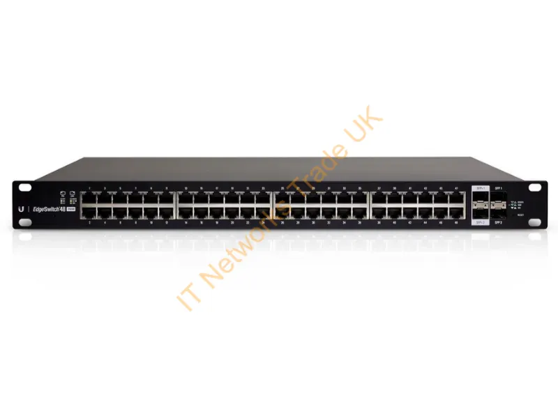 ES-48-500W - Ubiquiti Networks ES-48-500W Managed network switch L2/L3 Gigabit Ethernet (10/100/1000) Power over Ethernet (PoE) 1U Black network switch