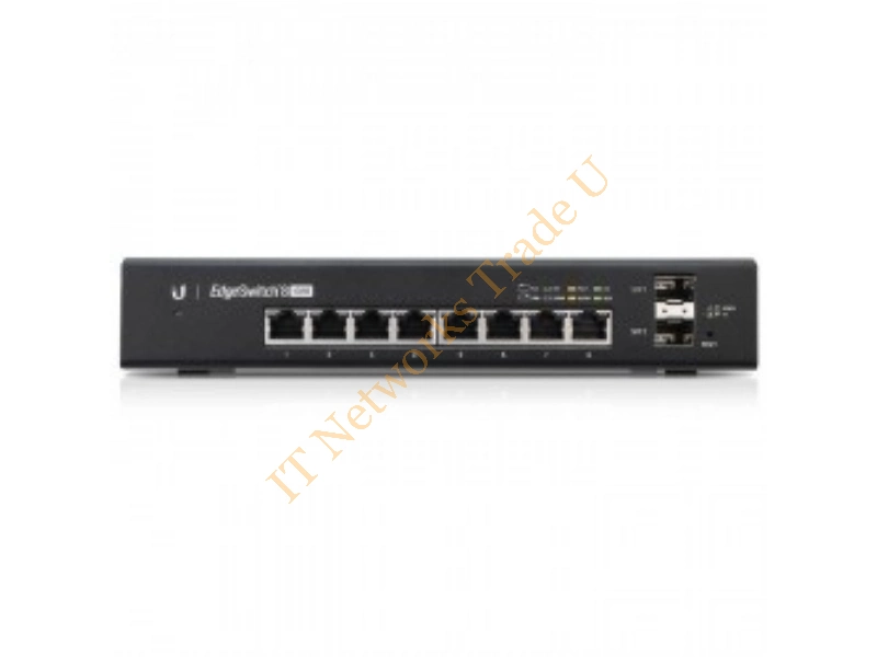 ES-8-150W - Ubiquiti Networks EdgeSwitch 8 Managed network switch Gigabit Ethernet (10/100/1000) Power over Ethernet (PoE) Black
