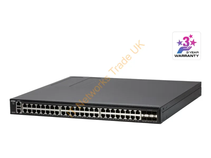 ES0154 - Aten Es0154 Network Switch Managed L2+ Gigabit Ethernet (10/100/1000) Black