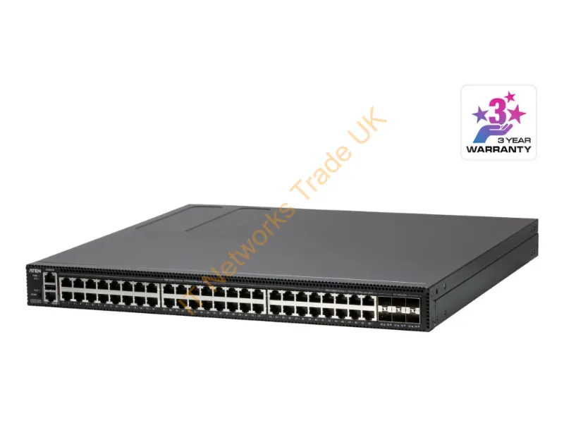 ES0154P - Aten Es0154P Network Switch Managed L2+ Gigabit Ethernet (10/100/1000) Power Over Ethernet (Poe) Black
