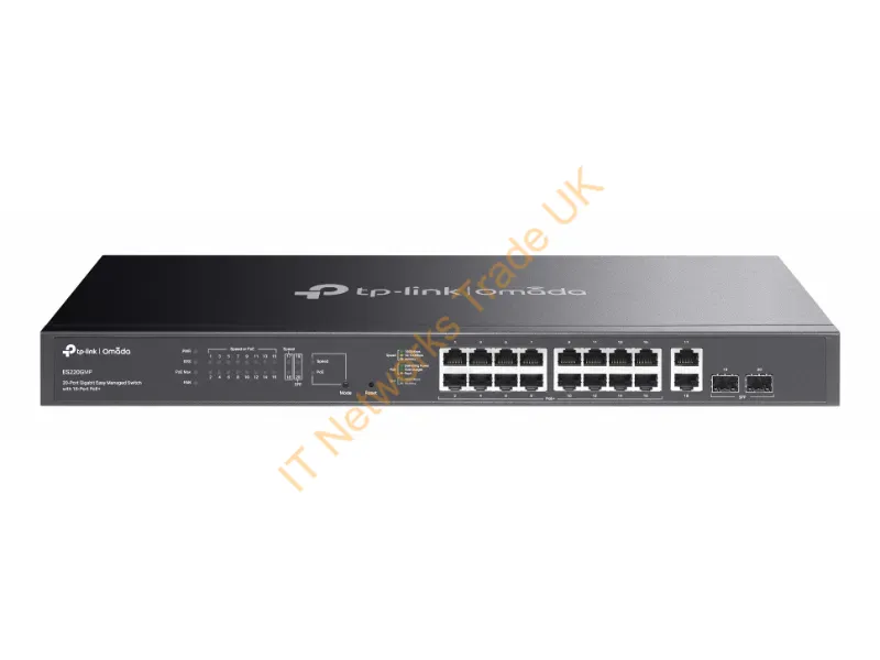 ES220GMP - Tp-Link Omada Es220Gmp Network Switch Managed L2 Gigabit Ethernet (10/100/1000) Power Over Ethernet (Poe) Black