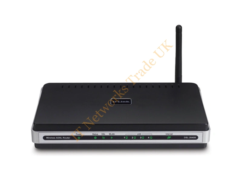 ESL2640BBRI3 D-Link DSL-2640B ADSL2/2+ Modem/- Wireless Router. Networking DSL-