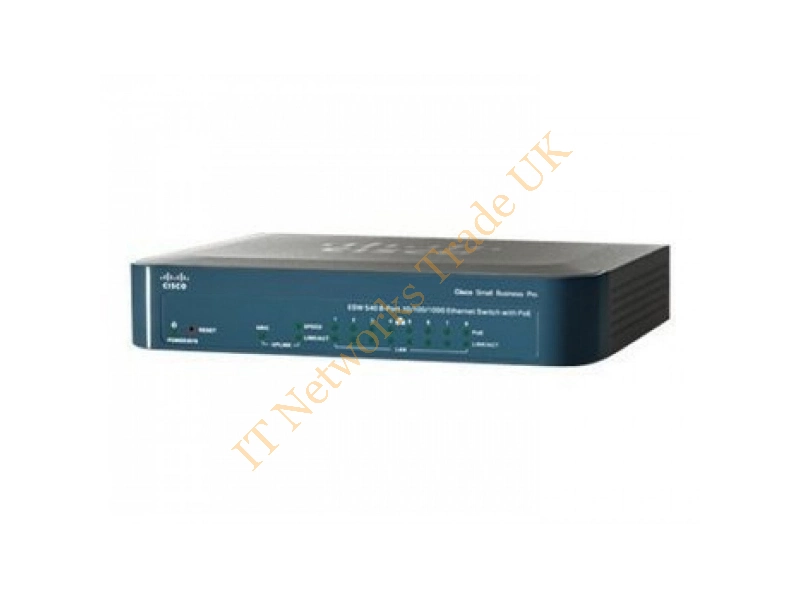 ESW-520-8P-K9 Cisco 8-Port 8 x 10/100Base-TX + 1 x 10/100/1000Base-T Fast Ethernet Network Switch