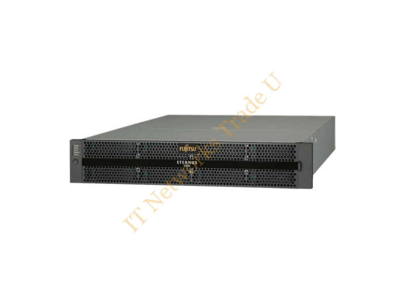 ET06F12AU Fujitsu ETERNUS Hard Drive Array Serial Attached SCSI (SAS) Controller RAID Supported 24 x Total Bays Gigabit Ethernet Network (RJ Network Storage System