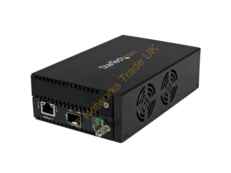 ET10GSFP - StarTech.com 10 Gigabit Ethernet Copper-to-Fiber Media Converter Open SFP+ Managed Networking