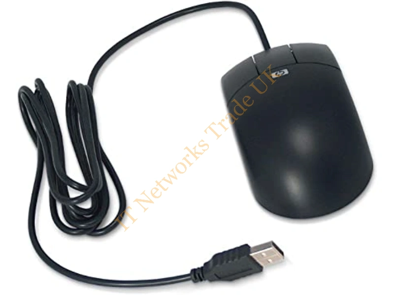 ET424AA HP 3-Buttons USB Optical Mouse (Black)