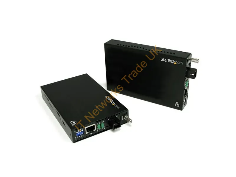 ET90110WDM2 - StarTech.com 10/100 Mbps Ethernet Single Mode WDM Fiber Media Converter Kit SC 20km Networking
