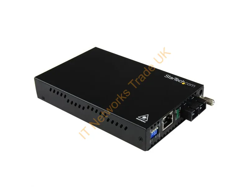 ET91000SC2 StarTech 1000Mbps 10/100/1000Base-T Multimode Gigabit Ethernet Fiber Media Converter Networking Accessory