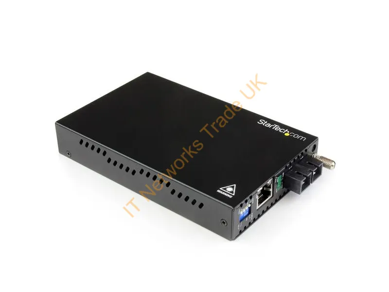 ET91000SM402 StarTech 1000Mbps Gigabit Ethernet Single Media Converter Networking Accessory