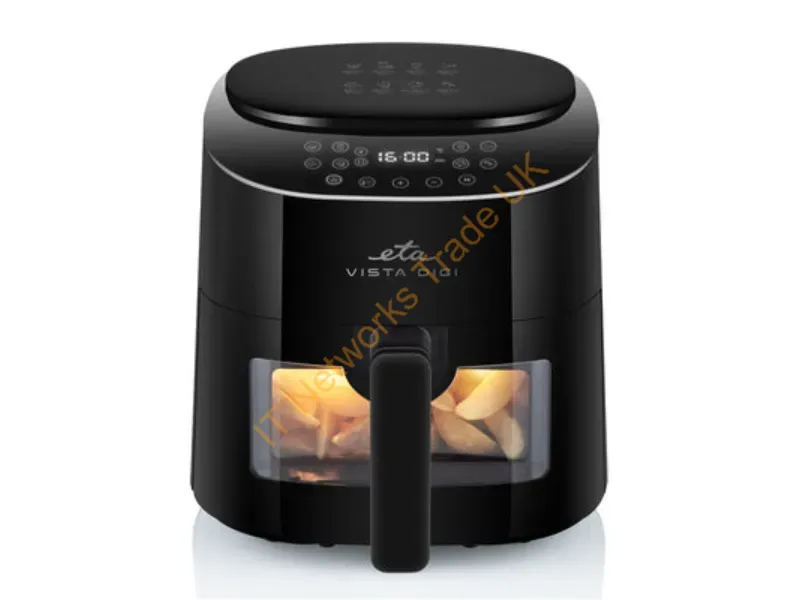 ETA116890000 - Eta Vista Digi Single 4.3 L Stand-alone 1300 W Hot air fryer Black