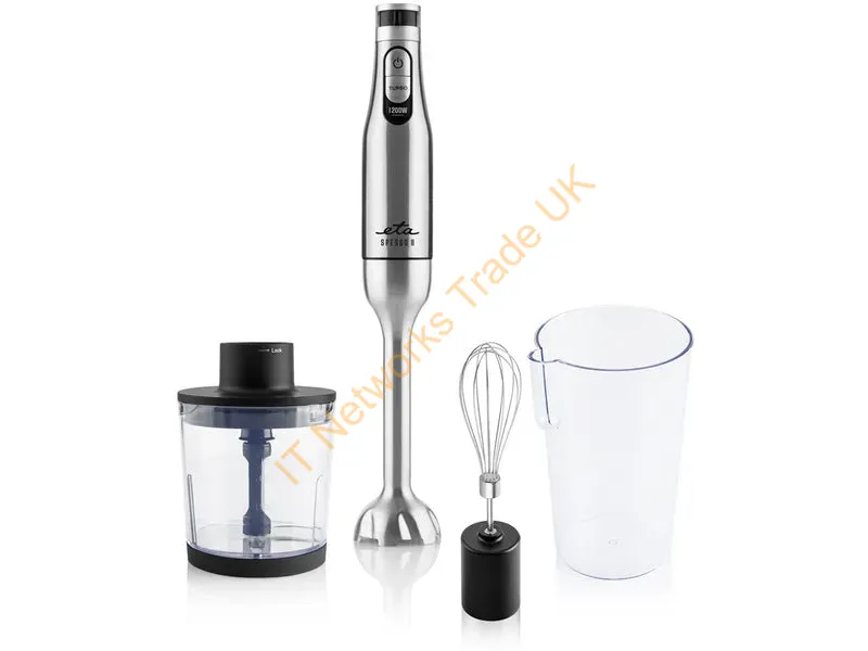 ETA321590000 - Eta 321590000 blender 0.6 L Immersion blender 1200 W Black, Satin steel