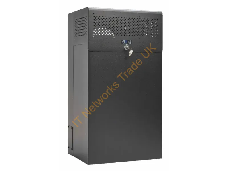 ETN-MRQ301S10 - Eaton Miniraq Secure Tall 4U Wall Mounted Rack Black