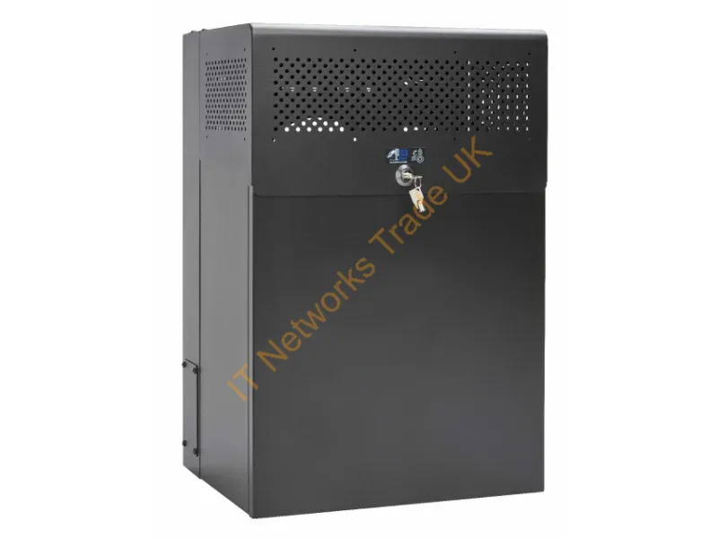 ETN-MRQ351S08 - Eaton Miniraq Secure Compact 2U Wall Mounted Rack Black
