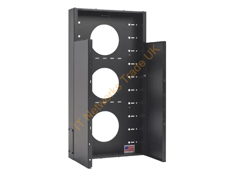 ETN-MRQ351V16 - Eaton Miniraq Convertible Compact 10U Wall Mounted Rack Black