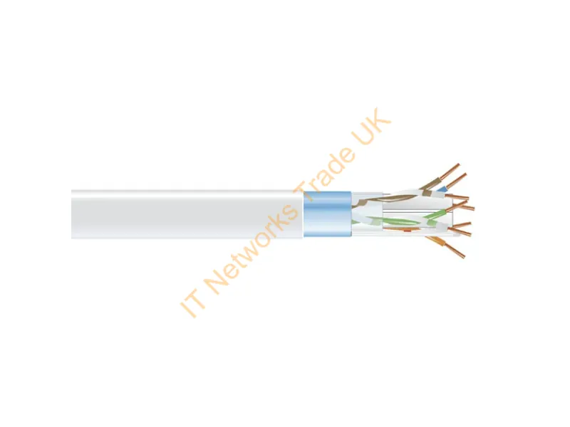 EVNSL0605A-1000 - Black Box Evnsl0605A-1000 Networking Cable White 12000" (304.8 M) Cat6 U/Ftp (Stp)