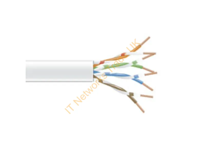 EVNSL0650A-1000 - Black Box Gigatrue 550 Cat6, 550-Mhz Stranded Bulk Networking Cable White 12000" (304.8 M) U/Utp (Utp)