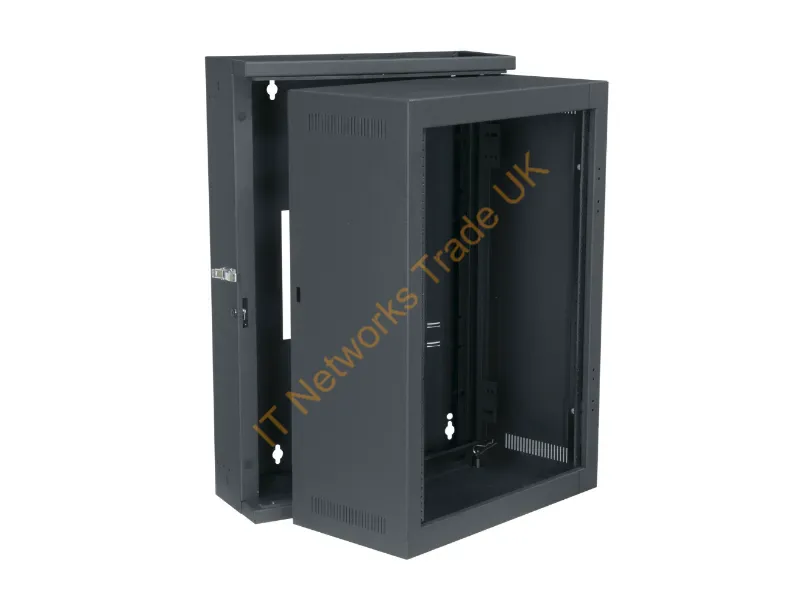 EWR-16-17 - Middle Atlantic Products Ewr Series Sectional Wall Mount Rack 17" 16U Wall Mounted Rack Black