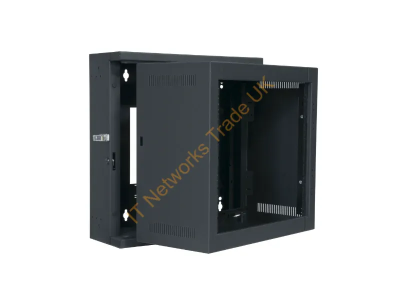 EWR-8-17 - Middle Atlantic Products Ewr-8-17 Rack Cabinet 8U Wall Mounted Rack Black