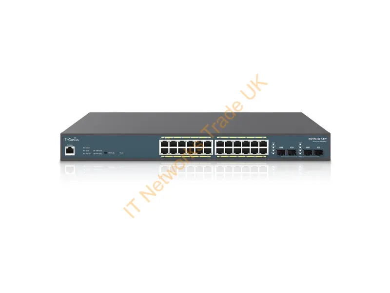 EWS7928FP-FIT - Engenius Ews7928Fp-Fit Network Switch Managed L2/L3 Gigabit Ethernet (10/100/1000) Power Over Ethernet (Poe) Gray