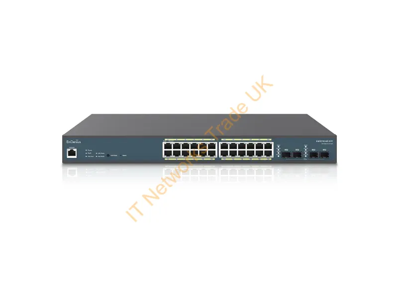 EWS7928P-FIT - Engenius Ews7928P-Fit Network Switch Managed L2/L3 Gigabit Ethernet (10/100/1000) Power Over Ethernet (Poe) Gray