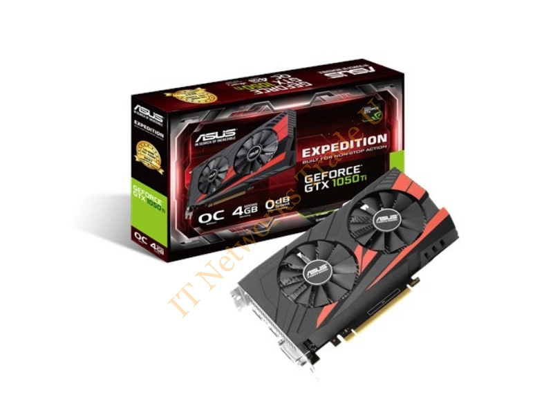 ASUS EX-GTX1050TI-O4G GeForce GTX 1050 Ti 4GB GDDR5 graphics card