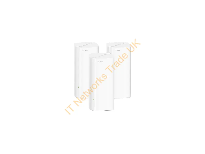 EX12-3 - Tenda Ex12 3-Pack Dual-Band (2.4 Ghz / 5 Ghz) Wi-Fi 6E (802.11Ax) White Internal