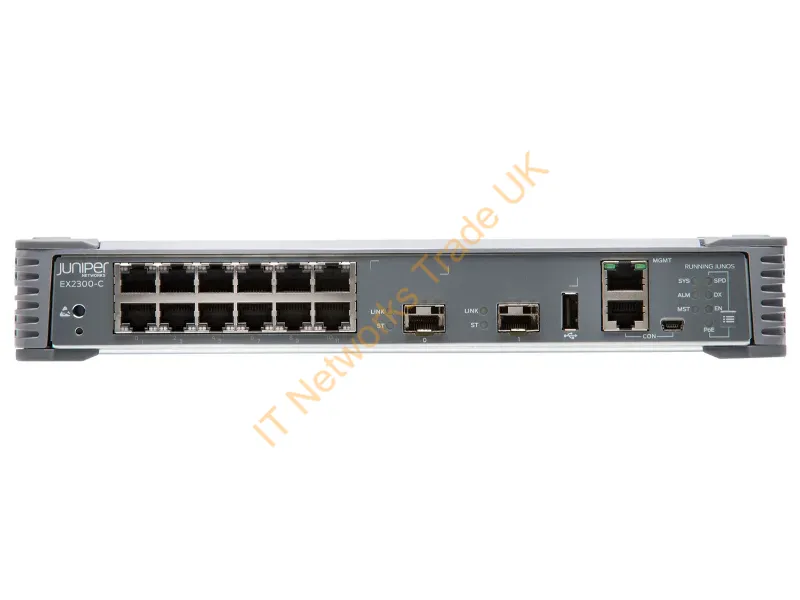 EX2300-C-12T Juniper 12-Port 10/100/1000Base-T Managed Layer-3 Gigabit Ethernet Switch Rack-Mountable Network Switch
