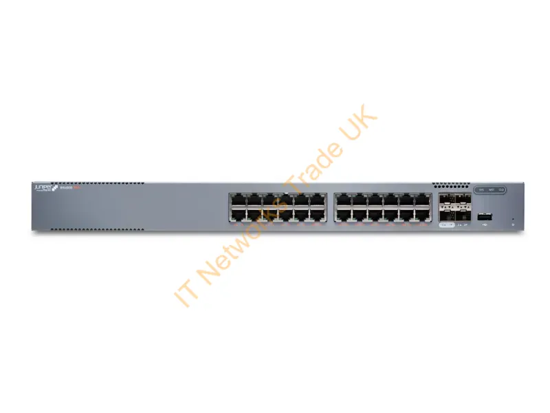 EX4000-24P - Juniper Ex4000-24P Network Switch Managed L2/L3 Gigabit Ethernet (10/100/1000) Power Over Ethernet (Poe) 1U Gray