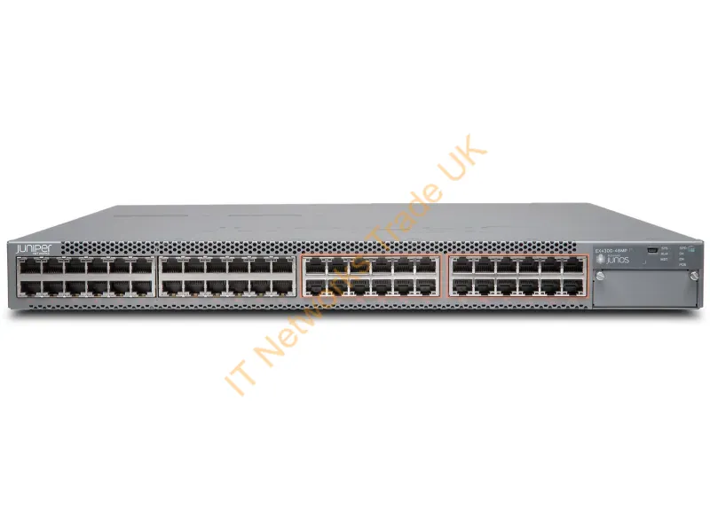EX4300-48MP Juniper EX Series 48-Port 24 x 10/100/1000 + 24 x 10GBase-T (PoE+) Rack-Mountable 1U Network Switch