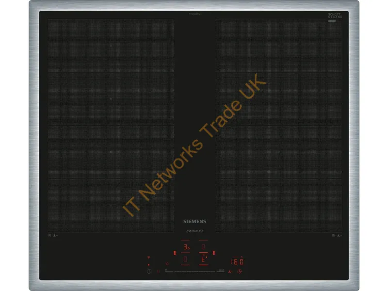 EX645HXC1E - Siemens iQ700 EX645HXC1E hob Black Built-in 60 cm Zone induction hob 4 zone(s)