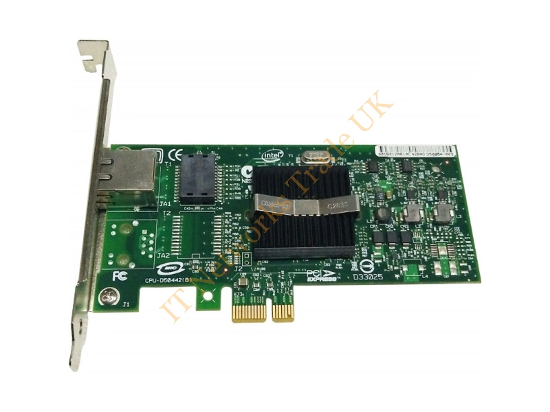 EXPI9300PTBLK Intel PRO/1000 PT Desktop Adapter PCI-Express x1 1 x RJ-45 10/100/1000Base-T