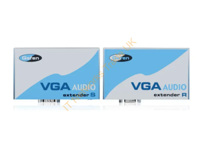 EXT-VGA-AUDIO-141 - Gefen Ext-Vga-Audio-141 Cable Gender Changer Hd-15 Blue, Silver