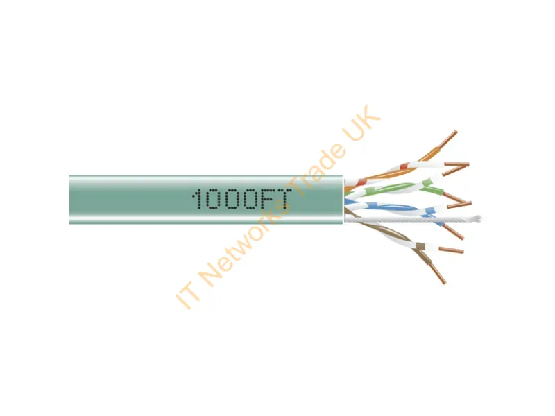 EYN859A-PB-1000 - Black Box Gigabase 350 Cat5E Signal Cable 12000" (304.8 M) Green