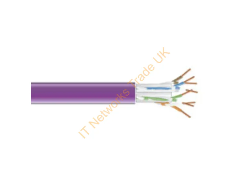EYN864A-PB-1000 - Black Box Eyn864A-Pb-1000 Networking Cable Violet 12000" (304.8 M) Cat6