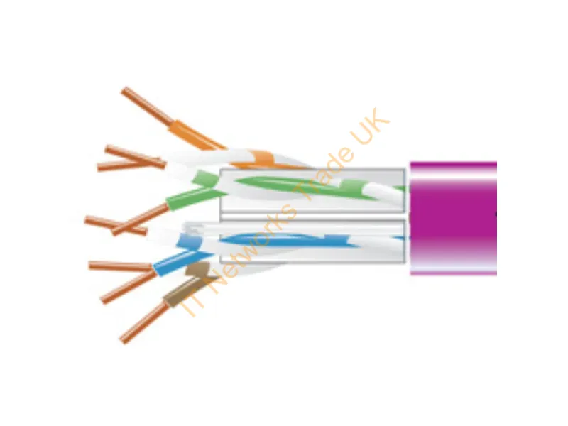 EYN865B-PB-1000 - Black Box Eyn865B-Pb-1000 Networking Cable Violet 12000" (304.8 M) Cat6