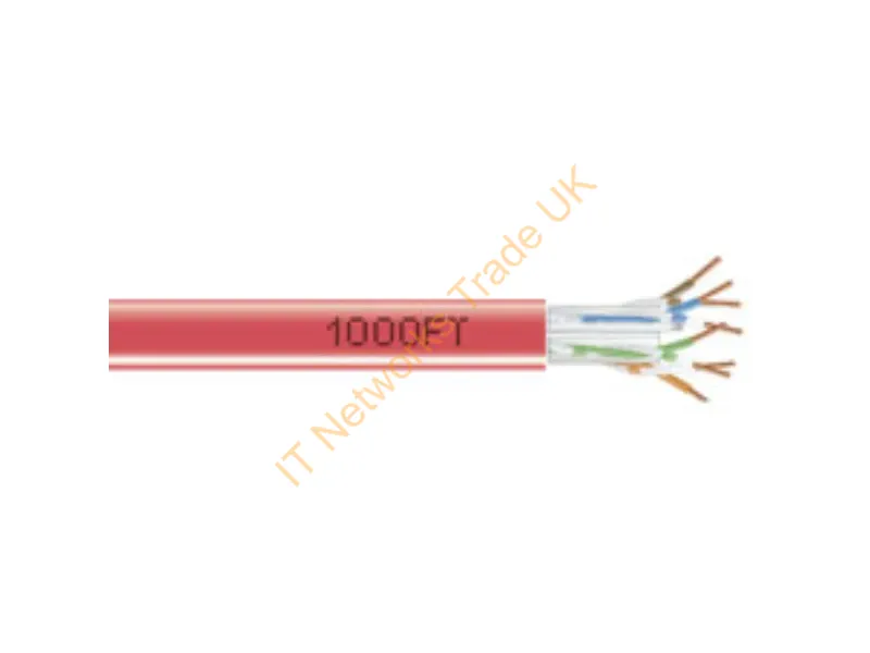 EYN868A-PB-1000 - Black Box Eyn868A-Pb-1000 Networking Cable Red 12000" (304.8 M) Cat6
