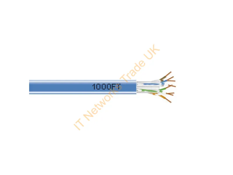EYN870A-PB-1000 - Black Box Eyn870A-Pb-1000 Networking Cable Blue 12000" (304.8 M) Cat6
