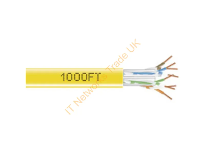 EYN872A-PB-1000 - Black Box Eyn872A-Pb-1000 Networking Cable Yellow 12000" (304.8 M) Cat6