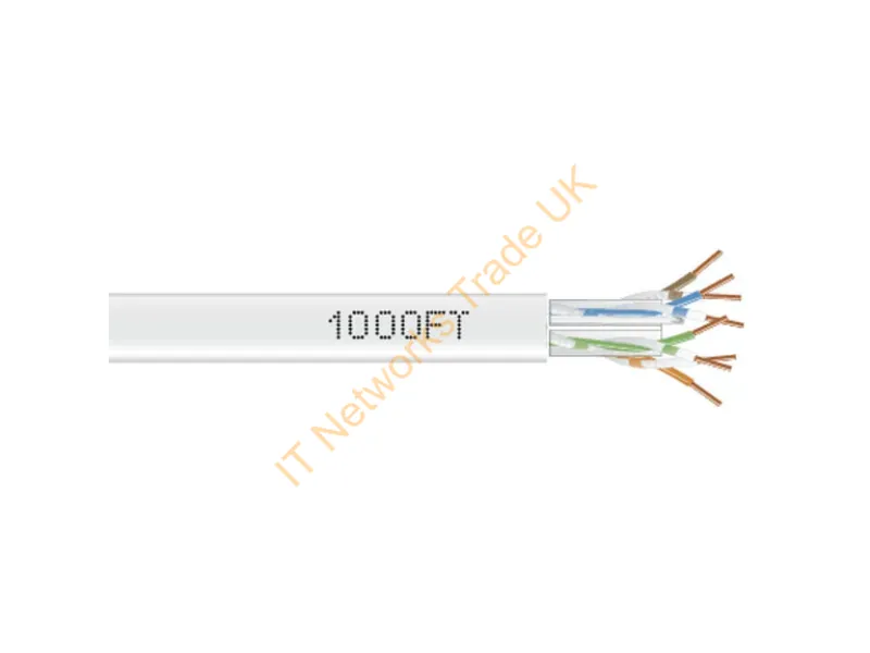 EYN874A-PB-1000 - Black Box Eyn874A-Pb-1000 Networking Cable White 12000" (304.8 M) Cat6