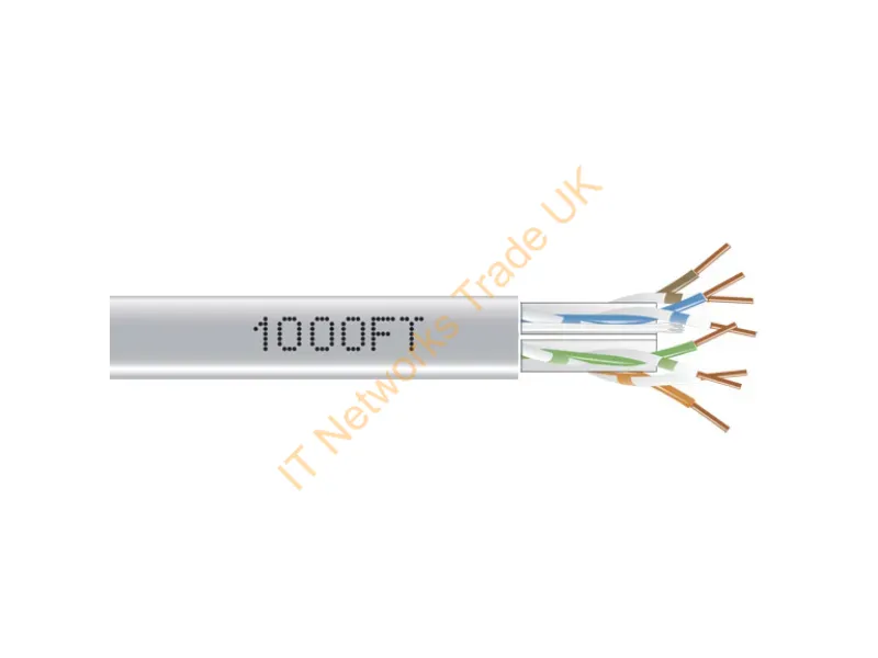 EYN876A-PB-1000 - Black Box Eyn876A-Pb-1000 Networking Cable Gray 12000" (304.8 M) Cat6