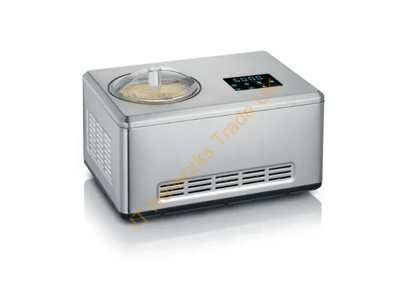 EZ7406 - Severin EZ 7406 ice cream maker Compressor ice cream maker 2 L 180 W Stainless steel