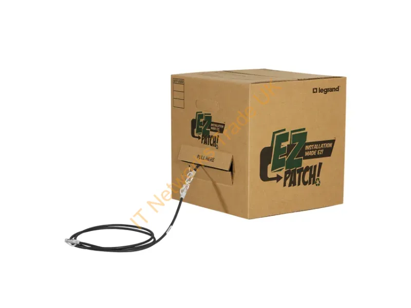 EZC607Q50-00 - Legrand Ezc607Q50-00 Networking Cable Black 82.7" (2.1 M) Cat6 U/Utp (Utp)