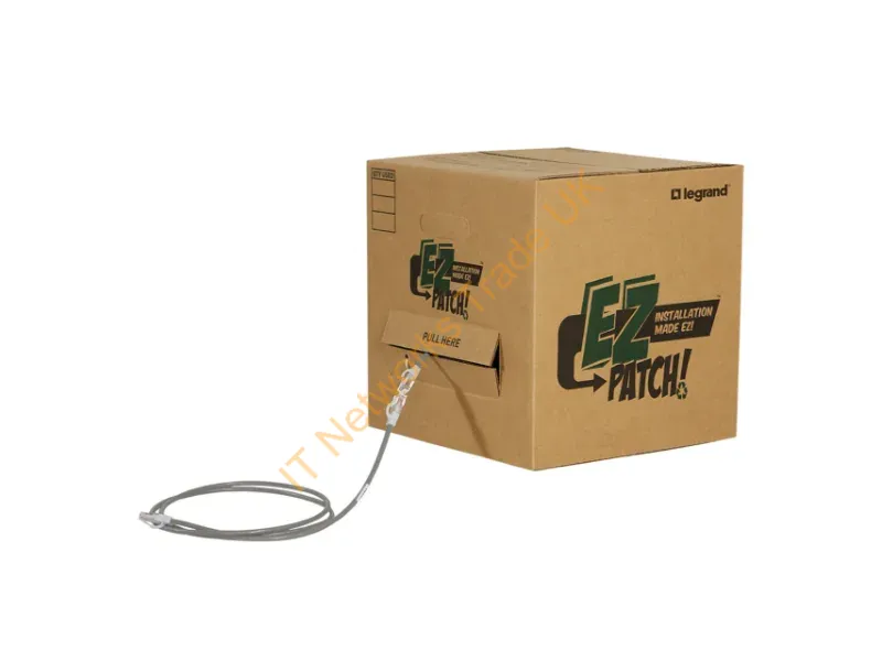 EZC607Q50-08 - Legrand Ez Patch Networking Cable Gray 82.7" (2.1 M) Cat6 U/Utp (Utp)
