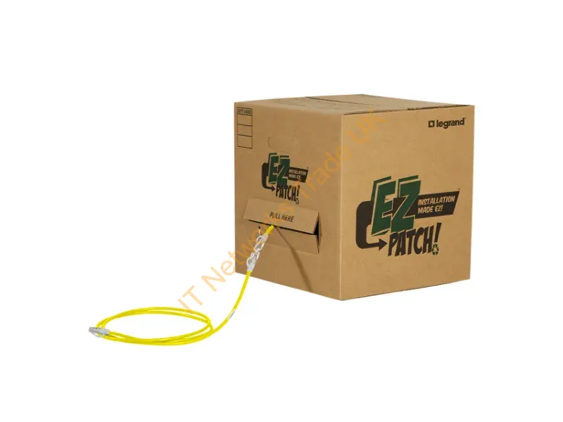 EZC609Q40-04 - Legrand Ezc609Q40-04 Networking Cable Yellow 106.3" (2.7 M) Cat6 U/Utp (Utp)